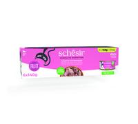 Schesir Complete Nutrition Filetti in gelatina 6 x 140 g - Tonnetto con prosciutto