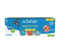 Schesir Complete Nutrition Filetti in gelatina 6 x 85 g - Mix: Tonno misto 3 varianti