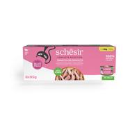 Schesir Complete Nutrition Filetti in gelatina 6 x 85 g - Tonnetto con prosciutto