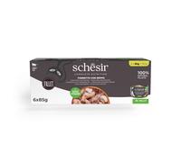 Schesir Complete Nutrition Filetti in gelatina 6 x 85 g - Tonnetto con seppie