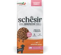 Schesir Crocchette Monoproteiche per Cani Taglia Media al Prosciutto 12KG