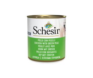 Schesir Dog 285 gr Pollo e piselli - confezione da 6 pezzi - Cibo umido per cani - 1° ORDINE? scegli lo sconto BZR5 / BZR20 + 200 punti fedeltà