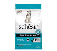 Schesir Dog Adult Medium Maintenance Pesce - 3 kg - Crocchette Monoproteiche Cane - 1° ORDINE? scegli lo sconto BZR5 / BZR20 + 200 punti fedeltà