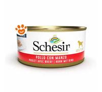 Schesir Dog Filetti di Pollo con Manzo - Schesir Dog Filetti di Pollo con Manzo - Lattina Da 150 Gr