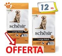 Schesir Dog Large Mantenimento Pollo Cibo Secco Cani 12 Kg