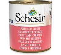 Schesir Dog Lattina Multipack 16x285G POLLO CON CAROTE