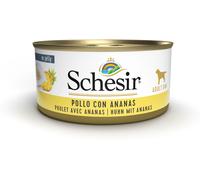 SCHESIR Dog Lattina Multipack 18x150G POLLO CON ANANAS