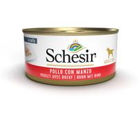 Schesir Dog Lattina Multipack 18x150G POLLO CON MANZO