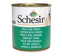 Schesir Dog Lattina Multipack 16x285G POLLO CON SPINACI