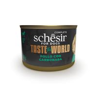 Schesir Taste The World Dog Lattina Multipack 8x150G POLLO CON CARBONARA