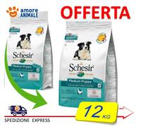 Schesir Dry MEDIUM PUPPY Mantenimento con POLLO 3 / 10 kg - Alimento per Cani