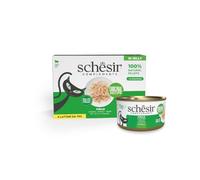 Schesir, Filetti di Pollo in Gelatina, Cibo Umido Complementare per Gatti, Ricetta Originale, 100% Naturale, 6 lattine da 70g