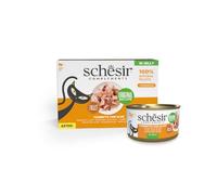 Schesir, Filetti di Tonnetto con Aloe in Gelatina, Cibo Umido Complementare per Gatti, Ricetta Originale, 100% Naturale, 6 lattine da 70g