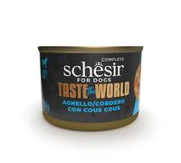 Schesir for Dogs Taste the World 150 gr - Agnello con cous cous 150gr Schesir - Confezione da 8 pezzi - Cibo Umido per Cani - 1° ORDINE? scegli lo sconto BZR5 / BZR20 + 200 punti fedeltà