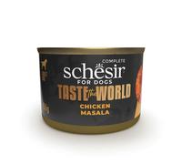 Schesir for Dogs Taste the World 150 gr - Pollo masala 150gr Schesir - Confezione da 8 pezzi - Cibo Umido per Cani - 1° ORDINE? scegli lo sconto BZR5 / BZR20 + 200 punti fedeltà