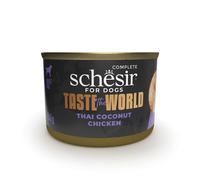 Schesir for Dogs Taste the World 150 gr - Pollo thai coconut 150gr Schesir - Confezione da 8 pezzi - Cibo Umido per Cani - 1° ORDINE? scegli lo sconto BZR5 / BZR20 + 200 punti fedeltà