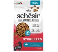 Schesir Gatto Croccantini Monoproteico Sterilizzato Pesce 1,5kg