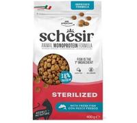 Schesir Gatto Croccantini Monoproteico Sterilizzato Pesce 400g