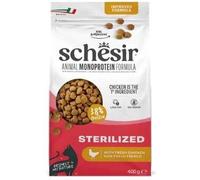 Schesir Gatto Croccantini Monoproteico Sterilizzato Pollo 400g