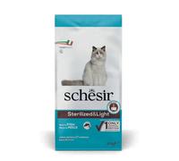 SCHESIR GATTO STERILIZZATO&LIGHT RICCO IN PESCE 10 KG.