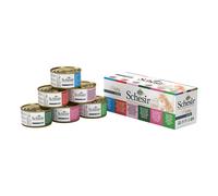 Schesir in Gelatina Pacco misto umido per gatto - 6 x 85 g (3 con Tonnetto + 3 con Pollo)