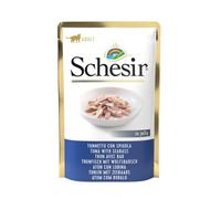 Schesir Cat Soft Adult 85 gr: Tonnetto con Spigola