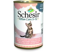 Schesir Kitten Care Lattina Multipack 24x140G POLLO CON ALOE