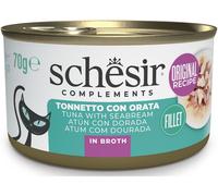 SCHESIR Nature Cat Lattina Multipack 12x70G TONNETTO CON ORATA