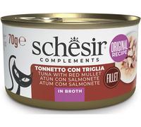 SCHESIR Nature Cat Lattina Multipack 12x70G TONNETTO CON TRIGLIA