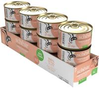 Schesir Nature Cat Lattina Multipack 12x85G TONNETTO CON SALMONE