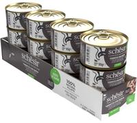 SCHESIR Nature Cat Lattina Multipack 12x85G TONNETTO CON SEPPIE