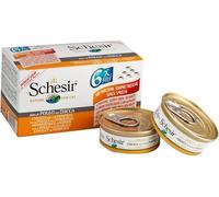 Schesir Nature Cat Lattina Multipack 6x50G POLLO CON ZUCCA