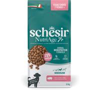 Schesir NutriAge 7+ Crocchette per Cani Taglia Media al Prosciutto 12KG