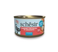 Schesir Sardine Filetti in salsa Cat Adult Grain Free 70 gr - Sardine con salsa di aragosta - Confezione da 12 pezzi - 1° ORDINE? scegli lo sconto BZR5 / BZR20 + 200 punti fedeltà