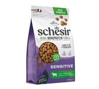 Schesir Animal Monoprotein Sensitive Agnello, Croccantini per Gatti Adulti, Alimento Secco Monoproteico, Vitamine Aggiunte, Senza Conservanti e Coloranti, 1,5 kg