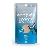 Schesir Silver Mousse Senior Cat Pollo Cibo umido 80g