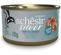 Schesir Silver Senior 11+ Lattina Multipack 12x70G TONNETTO E SGOMBRO