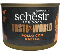 SCHESIR Taste The World Dog Lattina Multipack 8x150G POLLO CON PAELLA
