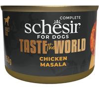 Schesir Taste The World Dog Lattina Multipack 8x150G POLLO MASALA
