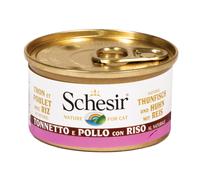 Schesir tonnetto con filetti di pollo e riso al naturale 85 g