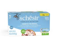SCHESIR Cat Complete Nutrition Lattina Multipack 6x50G TONNETTO CON SPIGOLA
