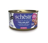 SCHESIR Tonno con manzo e riso cotto in acqua 85 g