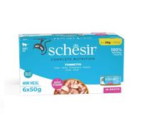Schesir Gatto Adulto Tonnetto Naturale in acqua di cottura 6x50 gr [ 6 comode monoporzioni ]