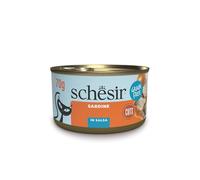 Schesir, Trancetti di Sardine, Alimento Umido Complementare per Gatti, Ricetta Originale, Ingredienti 100% Naturali, 12 lattine da 70g