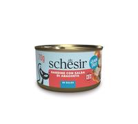 Schesir, Trancetti di Sardine con Salsa di Aragosta, Alimento Umido Complementare per Gatti, Ricetta Originale, Ingredienti 100% Naturali, 12 lattine da 70g