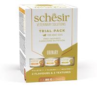 Schesir Veterinary Solutions Urinary Cat Lattina Multipack 3x80G POLLO E TONNO CON SALMONE