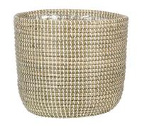 Scheurich Seegras 17 - Vaso da vimini in erba marina, 17 cm di diametro, 16 cm di altezza, 3,5 l vol.