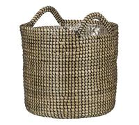 Scheurich Seegras 26 - Vaso da vimini con manici in erba marina, diametro 26 cm, altezza 23,5 cm, 13,1 l Vol.