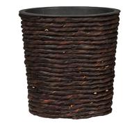 Scheurich Water Hyacinth 26 - Vaso da vimini in giacinto d'acqua, colore: marrone, diametro 26 cm, altezza 24 cm, 19,3 l Vol.