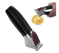 Schiaccia Aglio,Attrezzo per Tritare Aglio | Utensile da Cucina in Lega di Zinco Antiruggine con Manico Ergonomico, Lavabile in Lavastoviglie per e Frutta a Guscio